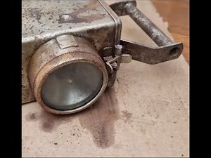 Restoring an old flashlight to its original condition