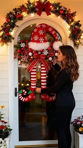 🚪 Santa's Helper Arrived! Instant Holiday Cheer! 🎄 Discover our viral Playful Elf Legs Door Banner – the quickest, most vibrant way to transform your front door! ✅Vibrant Elf Legs Design: Features a fun, whimsical elf design complete with striped legs and curled shoes. Instantly creates a magical, welcoming entryway! 💖Premium & Durable Fabric: Made from high-quality 150D Polyester fabric. Soft to the touch, wrinkle-resistant, and built for long-term holiday use. ⏱️Easy, Quick Install: Equippe