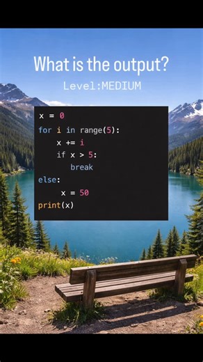 @c_python_programminghub on Instagram: "Only MEDIUM level… but most people get it wrong 😶 Can you predict the output without running the code? 🧠💻 #python #pythonprogramming #codingreels #codingchallenge #programminglife learnpython developers codingtips logicbuilding reelsindia techreels pythonlearning"