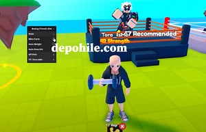 Roblox Boxing Friends Simulator Script Kaynak, Farm Hilesi İndir