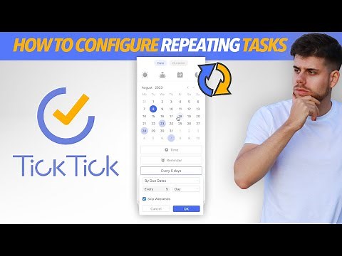 TickTick: How to set up Routines