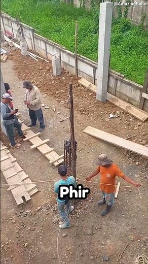 Pile insertion technique