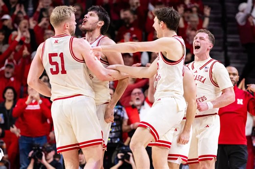 No. 13 Nebraska remains unbeaten with 58-56 win over No. 9 Spartans, extends streak to 18 games