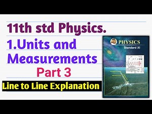 11th std Physics Units and Measurements Lesson 1 Part 3 Parallax Method and Measurement of Distance