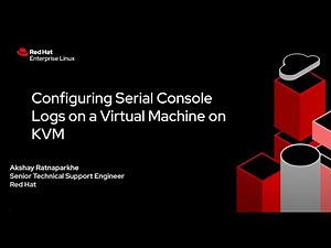 Configuration of serial console logs on kvm virtual machine