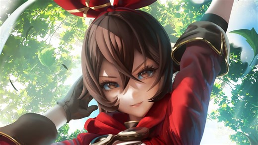 sakimichan绘画过程 第137期 安柏