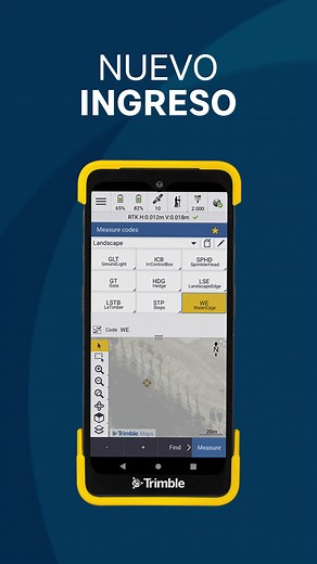 📱✨ El nuevo colector de datos TDC6 de #Trimble es una solución ligera y moderna. Elija usar el #TDC6 como un colector de datos GIS independiente, con un receptor #GNSS o como controlador de estación total integrado para días productivos en el campo. 🤳