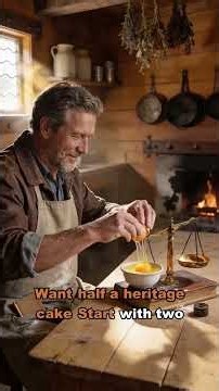 1840s baking hack to scale any cake recipe #bakinghacks #vintagebaking #cake