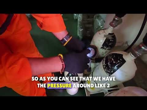 SCBA COMPRESSOR OPERATION ON SHIP,