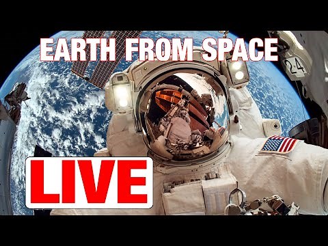 Live Video from the International Space Station (Seen From The NASA ISS Live Stream)