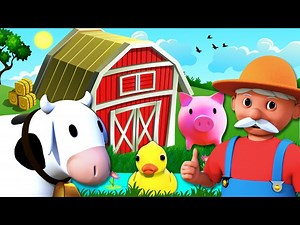 Old Macdonald Had A Farm | HooplaKidz Nursery Rhymes for Kids - Videos For Kids