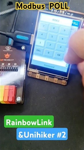 UniLink Modbus Poll : Unihiker + modbus 2 #trending #python