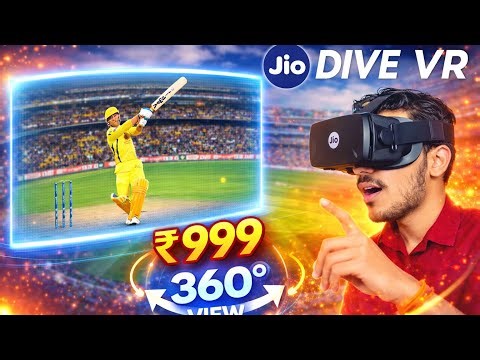 JioDive VR Headset Honest Review | JioDive VR Headset 360 Degree IPL Experience