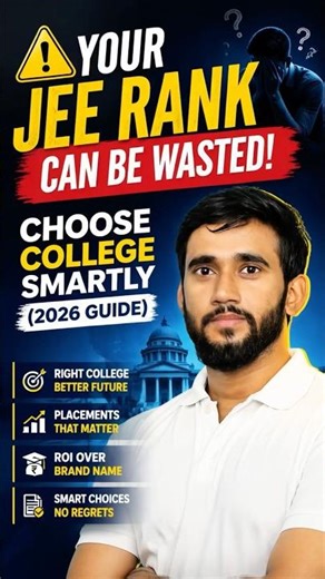 Your JEE Rank Can RUIN Your Future? Choose College Smartly! 🎯