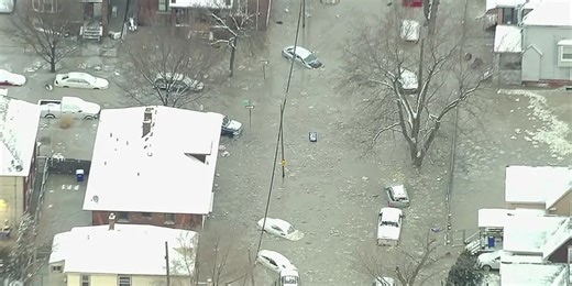 See it: Frigid temps add to challenge as major water main break floods Detroit neighborhood