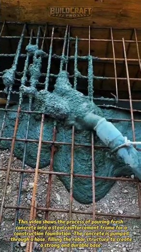Concrete Pumping Process in Action! #construction #engineering #concrete