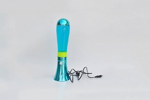 Retro Lava Lamp: Silver, Yellow & Blue - Space Age Mood Lighting - Etsy Canada