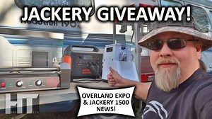 Huge giveaway | Jackery 1500 solar generator back with discount | Overland Expo recap