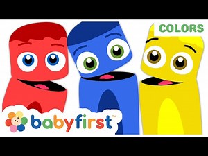 Color Collection: Red Blue & Yellow | Learn Colors & Songs w Color Crew for toddlers | Baby First TV - Videos For Kids