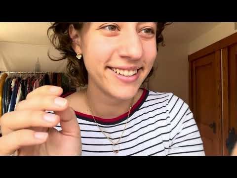 LoFi ASMR in my childhood bedroom - close up whisper, tapping on random objects, whisper ramble