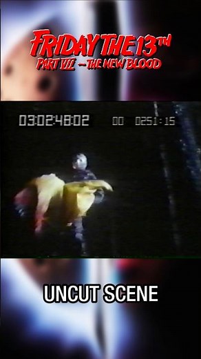 Sleeping bag uncut scene from Friday the 13th Part 7!#fridaythe13th #jasonvoorhees #horror #uncut