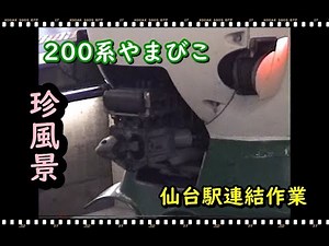 【懐かしの映像】仙台駅200系やまびこE3系こまち連結