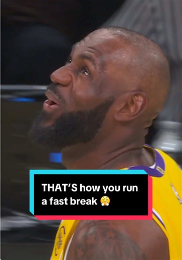 LeBron's Epic Alley-Oop Highlights Lakers' Fast Break