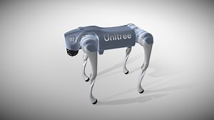 Robot dog Unitree Go2 - Download Free 3D model by C. Yamahata (@cyamahat)