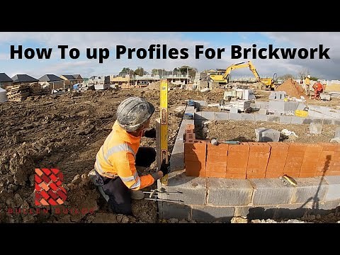 How To Set up Profiles For Brickwork/How to set out Brickwork