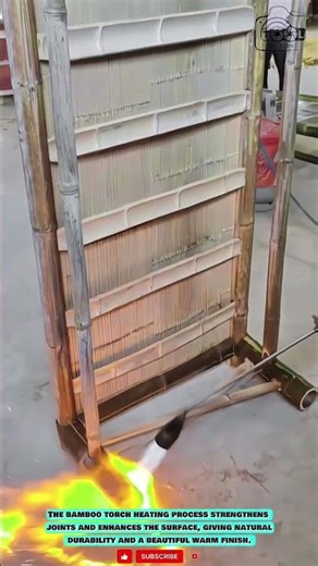 Bamboo Torch Heating: Strengthening and Finishing Traditional Panels #innovationtools