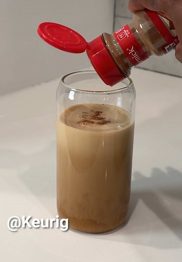 Easy Iced Pumpkin Spice Latte at Home with Keurig K-Brew Chill Coffee Maker