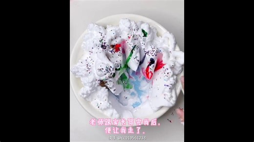 Satisfying Mixing And Squeezing Blue Slime With Colorful Ink And Fidgets