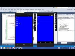 Xamarin Forms & Visual Studio Part 8 [ListView, ItemTemplate]