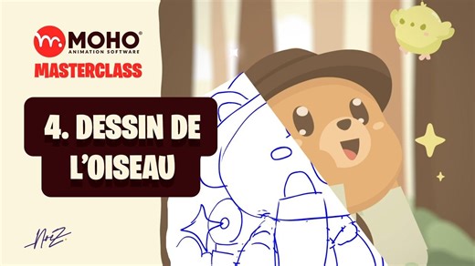 4 - 角色绘制 矢量化 - 第2部分（共2部分）Moho 完整大师课（初学者专用）