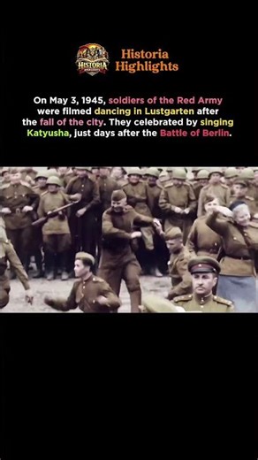 Red Army Soldiers Dancing in Berlin, May 1945