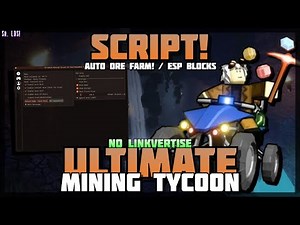 [Hub 💎] Ultimate Mining Tycoon 🔥 No Linkvertise! Auto Ore Farm / ESP Blocks 🔥 PC & Mobile! (2025)