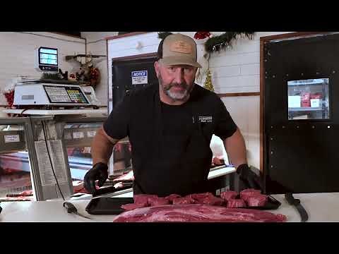 How to cut Filet Mignon Steaks • Beef Tenderloin breakdown!