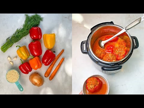 Instant Pot Stuffed Peppers quick and delicious recipe