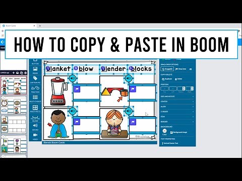 Boom Cards How to Copy and Paste in Boom Learning