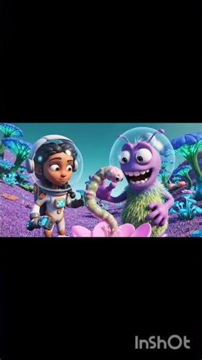 the boy and Alina searching food for alian #cartooncraft #cartooncraft #cartoon ai #cartooncraft ai