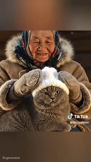 90-Year-Old Saves Pregnant Cat in -70°C Siberian Cold