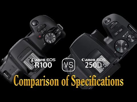 Canon EOS R100 vs. Canon EOS 250D: A Comparison of Specifications