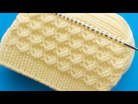 Easy And Beautiful knitting pattern🫠#trending