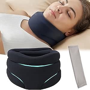 Cervicorrect Neck Brace, Cervicorrect Neck Brace by Healthy Lab Co, Healthy Lab Co Neck Brace, Neck Braces for Neck Pain, with A Changeable Neck Cover (1PCS,Black)