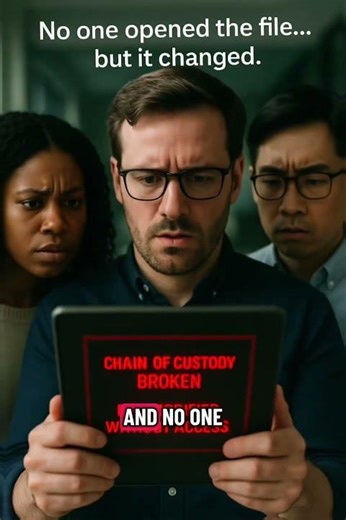 A file that redacted itself… and left a warning.