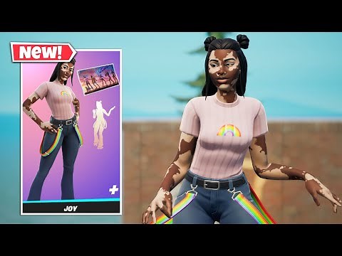 NEW JOY SKIN GAMEPLAY IN FORTNITE!