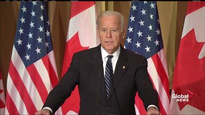 Joe Biden recounts meeting Pierre Elliott Trudeau