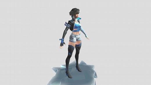 Luna Snow - 3D model by Yohan (@astherielle)