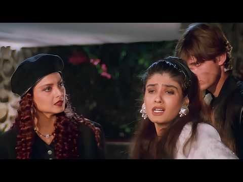 मौत भी तुमको तभी आएगी जब मैं चाहूंगी - Rekha, Raveena Tandon Action Scene - Khiladiyon Ka Khiladi