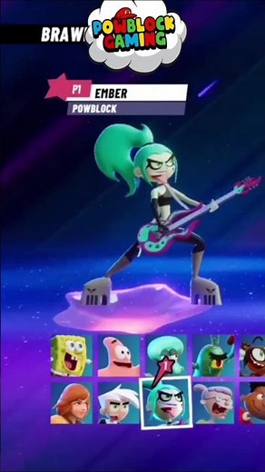 Ember McLain's Character Select Animations! 🎸🎤 | Nickelodeon All-Star Brawl 2